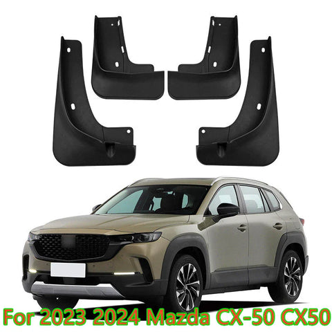 Mazda CX-50 4Pcs Splash Fender Guards Mud Flaps (2023–2024)