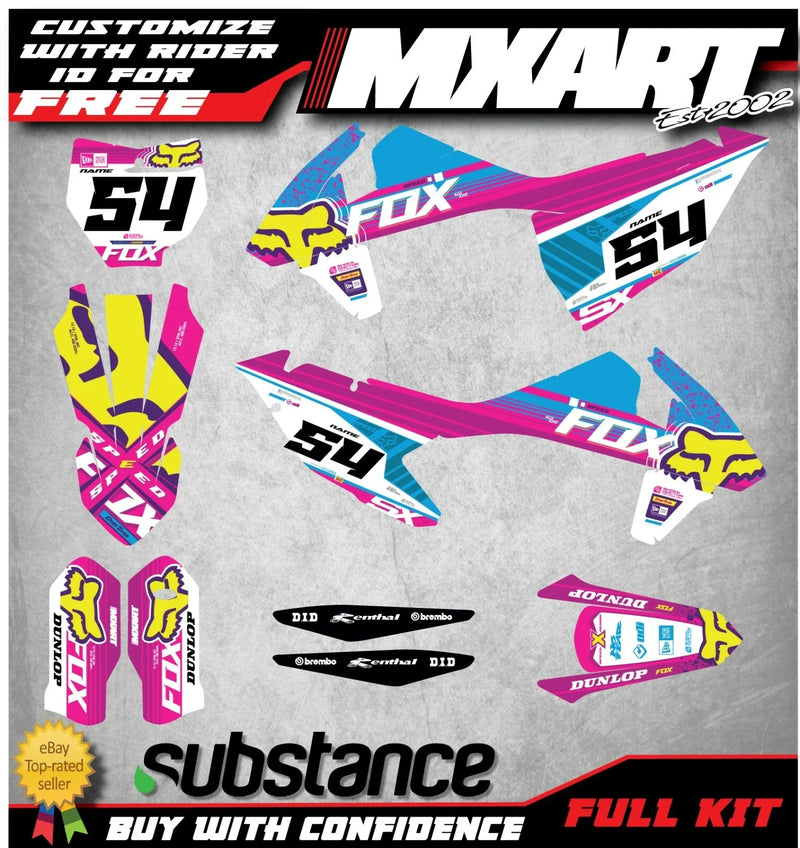 KTM SX SXF PEAK Style Decal Sticker Kit (2016-2018)