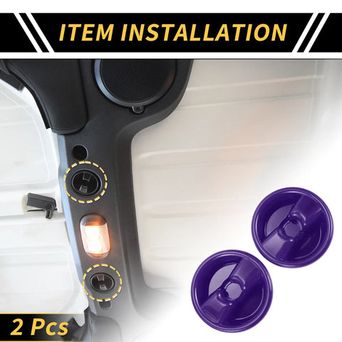 Jeep Wrangler JK (2007-2017) Purple Roof Top Mounting Knob Screw Cover