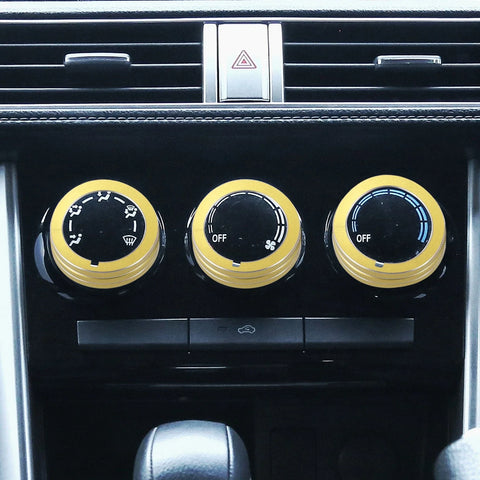 Mazda CX-3 AC Switch Knob Cover 3 x Pcs (2015)