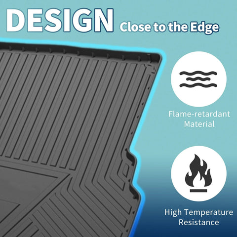 Ford Fusion (2013-2020) 1 Pc Flat Face Cargo Liner Rear Trunk Mat