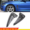 BMW F30 F31 F32 F33 Carbon Fiber Side Hood Fender Air Flow Vent Stickers