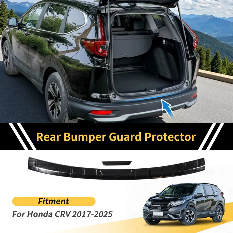 Honda CRV (2017-2025) 1 Pcs Rear Bumper Topper Black