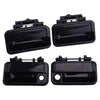Suzuki Swift, Chevy Sprint 4x Black Exterior Door Handles (1989-1994)