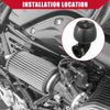 Motorcycle Air Cleaner Filter / 2.8-4.8cm 90 Degree / Carbon Fiber Pattern