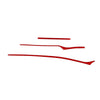 Kia Stinger 2018-2023 Red RHD Dashboard Panel Cover Trim Strips
