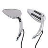 Harley Sportster XL Chrome Mirrors Pair with Indicators (2004-2023)