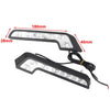 Universal Euro 2 x 6-LED Car Daytime Running Lights (2010-2023)