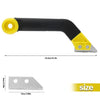 Tile Cleaning Saw Grout Remover Angled With Blades