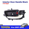 Interior Door Handle Gloosy Black RH Fits Toyota Vios Yaris 4D Sedan 2007-12 D06