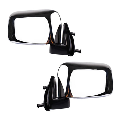 Side Mirror CH Manual Pair Fits Nissan Navara Frontier D22 Pickup 2001-06 D06