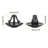 Mercedes C E S Class Hood Insulation Pad Clips (20 pcs) (2000-2023)