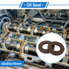 Vehicle Oil Seal 45x85x10mm Brown FKM 2 x Seal Ring Rotary Shaft