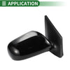 Toyota Corolla Right Side Door Mirror Manual Folding (2009–2013)