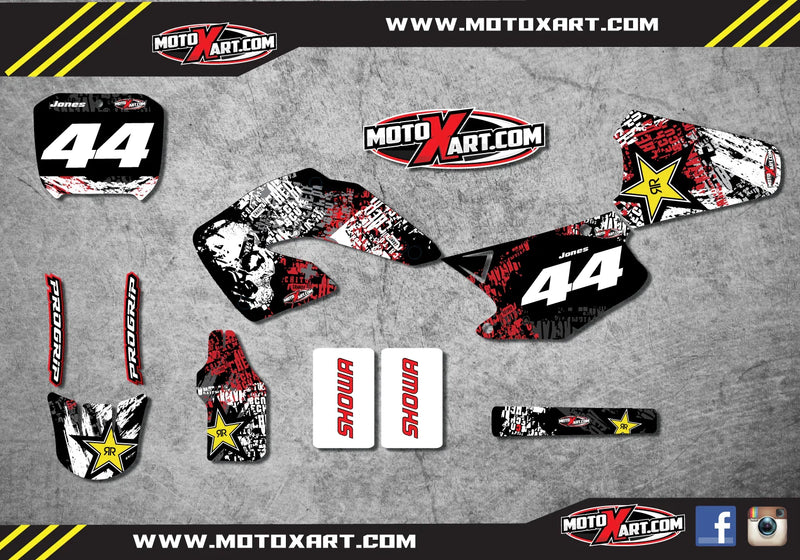 Honda CR 250 (2000-2001) - GRAFFITI Style Stickers Full Graphic Kit
