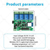 WIFI Bluetooth-Compatible Development Board 4 Channel Relay Module
