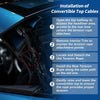 BMW E93 F33 F83 M4 M3 Convertible Top Headliner Tension Rope