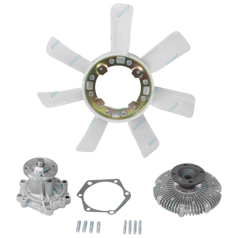 Hilux LN85 4cyl 2.4L 2L-II Diesel 1989~1994 Water Pump Fan Clutch & Blade