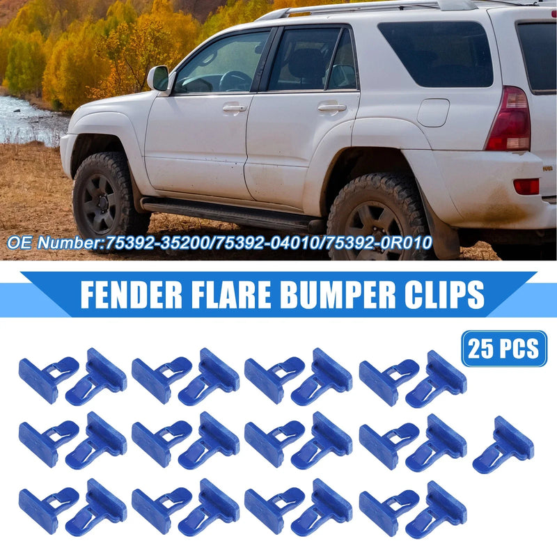 Toyota Avalon 25 Pcs Car Fender Flare Bumper Clip (2013–2021)