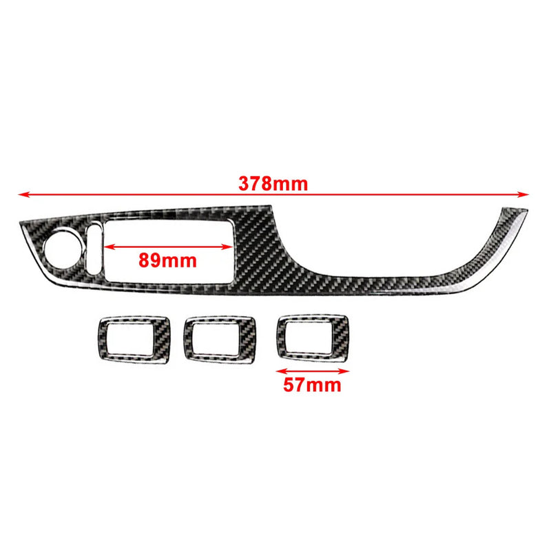 BMW 3 Series 4pcs Window Lift Switch Panel Cover Trim (2005-2012)