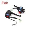 GY6 150cc 2 x Pair Motorcycle Handlebar Turn Signal Light ON/OFF Switch