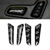 Audi A4 A5 S4 RS4 Carbon Fiber Seat Adjustment Switch Panel Cover