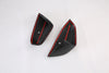 Tesla Model S (2013-2022) 2 x ABS Carbon Fiber Rearview Mirror Lid Cover Trim