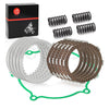 Kawasaki KX80 KX85 KX100 Clutch Kit Heavy Duty Springs Cover Gasket (1985–2001)