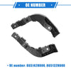 Hyundai Elantra Front Bumper Brackets 2 x Support Covers (2008-2010)