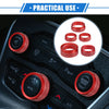 Chrysler 300 & Dodge Challenger 5 Pcs AC Climate Control Knob Ring