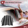 Toyota Prius 8 Pcs Carbon Fiber Door Pillar Trim (2023-2024)