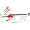 Motorcycle Dirt Bike Red Rear Brake Master Cylinder Pump with Reservoir