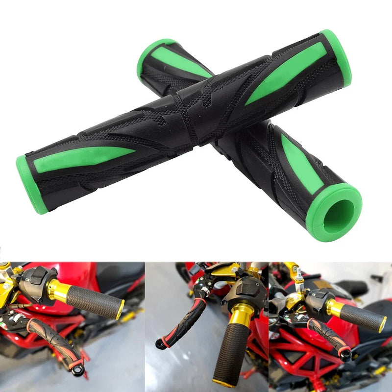 Motorcycles Universal Green Brake Clutch Handle Bar Grips