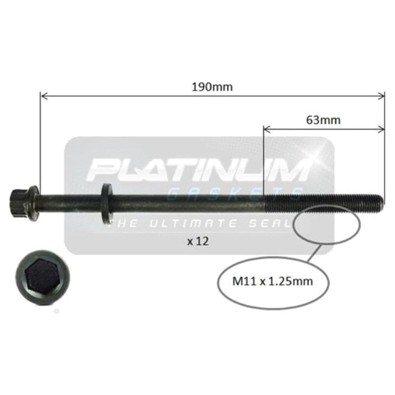 Subaru Liberty BD BG Cylinder Head Bolt Set (1994-1999)