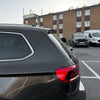 VW Passat B8 2 x Carbon Look Rear Window Side Spoiler Trim (2015-2023)