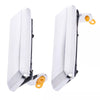 Nissan Navara (1986-1997) Chrome Front Left & Right Outer Door Handle Set of 2
