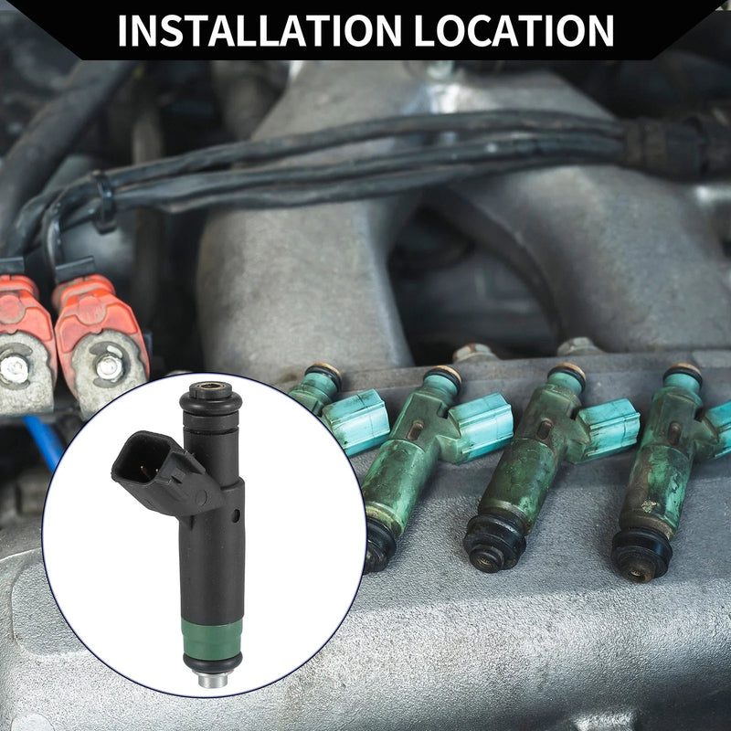 Dodge Ram 1500 2004-2007 4.7L Black 1 x Unit Fuel Injector