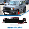 Toyota Highlander 2021-2024 HUD Black Red Dashboard Cover Mat