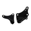 Harley Sportster 883 1200 Black Passenger Footpeg Mounts (2014-2022)
