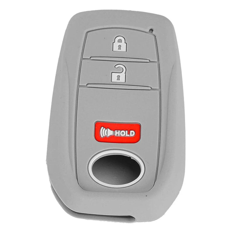 Toyota Corolla, Cross, Prius Prime Gray Remote Key Fob Cover (2023)