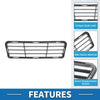 Toyota Camry SE Black Front Hood Bumper Grille (2012)