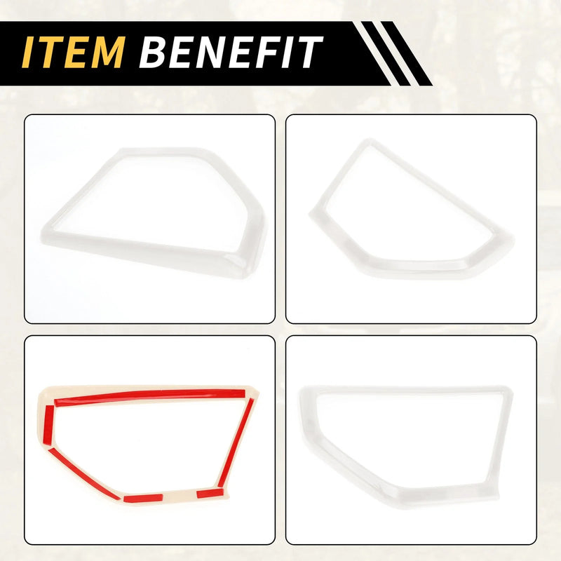 Jeep Wrangler JL JLU A Pillar Speaker Cover Trim (2018-2024)