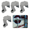 Bumper Fender Clips CS 2 x Boat Square Rail Fender Adjusters