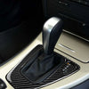 BMW 3 Series 2009-2011 RHD Carbon Fiber Gear Shift Knob Panel Cover Trim fit