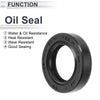Make Model Oil Seal 28x45x10mm Nitrile Rubber Rotary Shaft Seal 5 Pcs