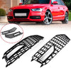 Audi A4 B8 RS4 Style Honeycomb Mesh Fog Light Grille Cover (2009-2012)