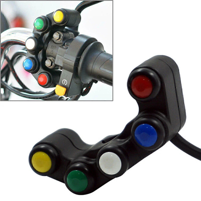 Motorcycle - 22mm Universal 5 x Button Handlebar Switch (No Year)