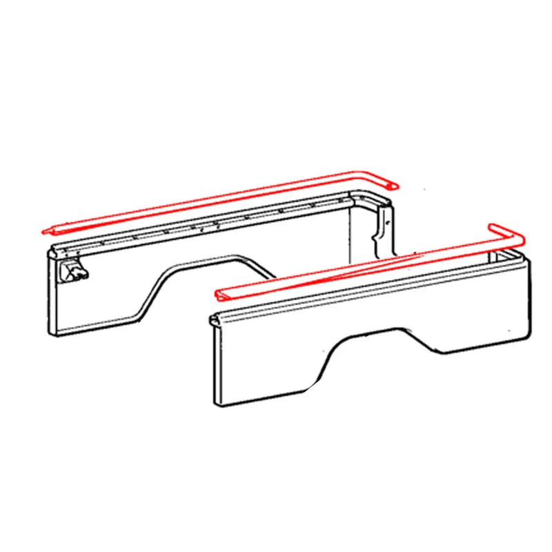 Toyota Land Cruiser Hardtop BJ45 FJ45 HJ45 1974-1984 Rear Weatherstrip