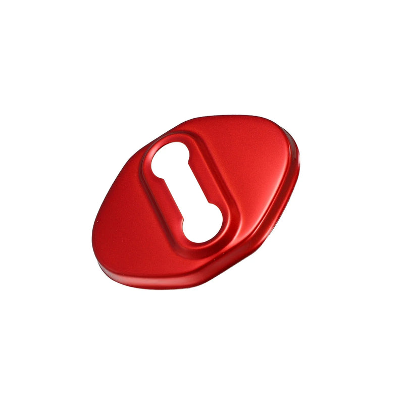 Ford Focus (2019-2021) - Red Protector Caps 4 x Car Door Lock Latch Covers