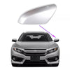 Honda 10th Civic Clip-On Door Wing Rearview Side Mirror Cover Cap (2016-2021)